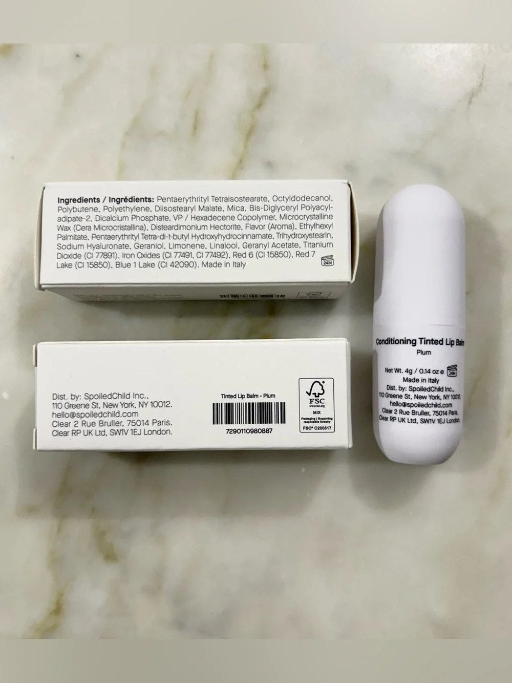 2 X SPOILED CHILD Conditioning Tinted Lip Balm